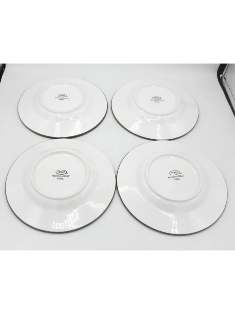 Victorian Holly by Home 8 Inch Salad Plates Set of 4 Pattern Code: HMQVIH